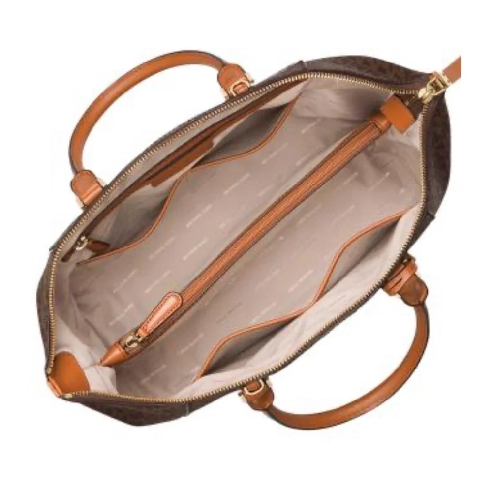 Michael Kors Riley Large Signature Satchel - Picture 3 of 13